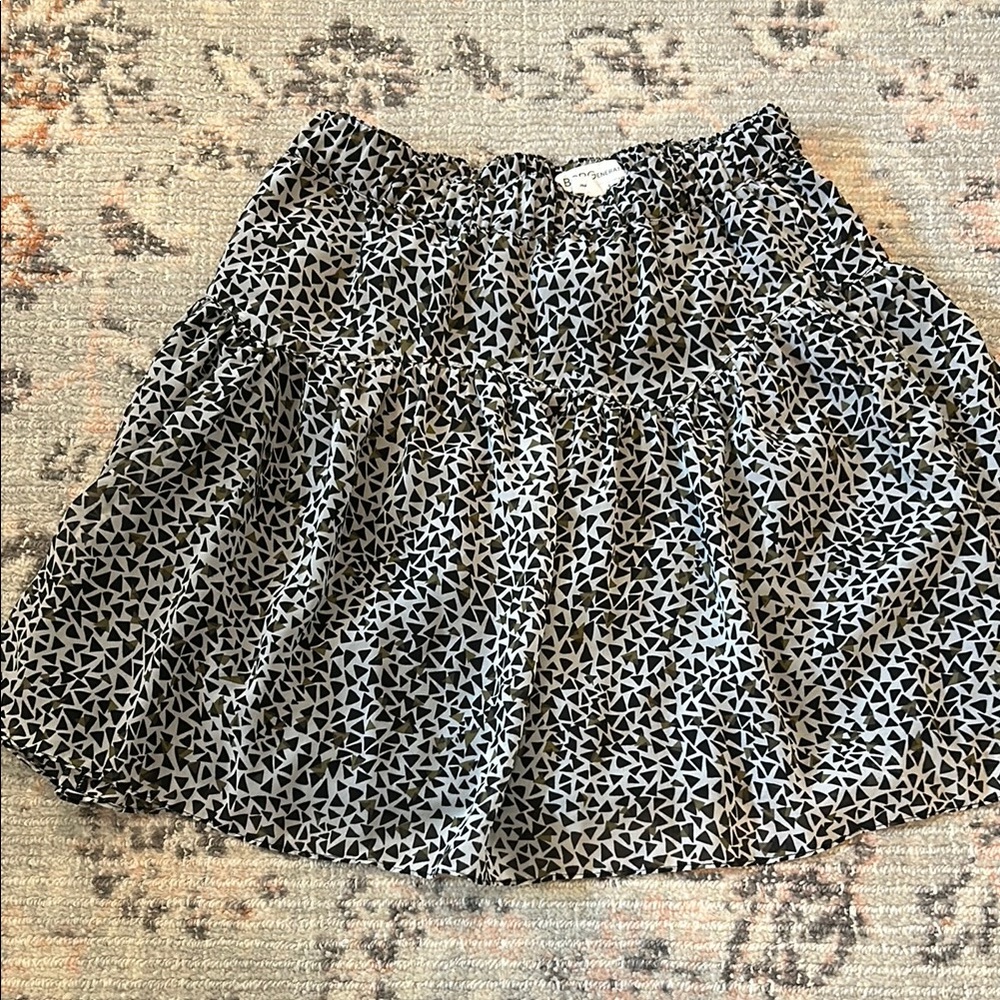 BCBGeneration Black and White Bubble Mini Skirt